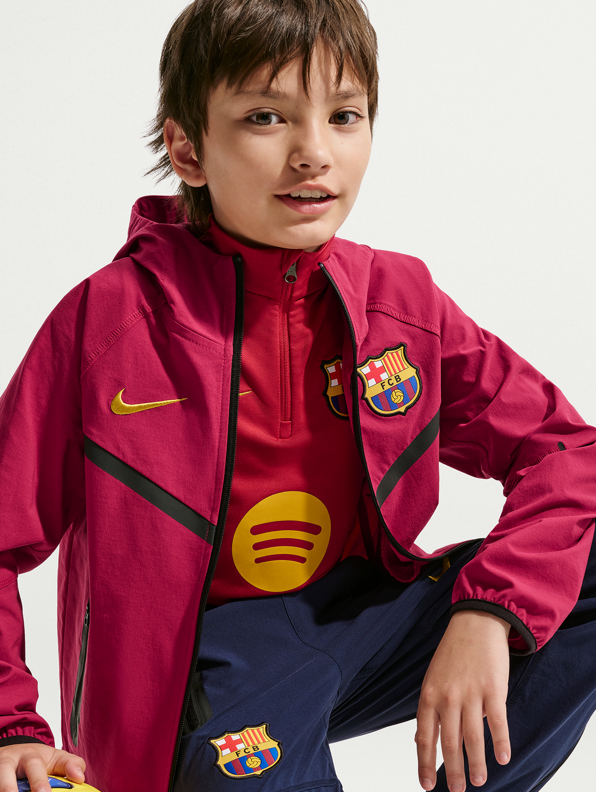 Junior jacket tech fleece Barça Nike