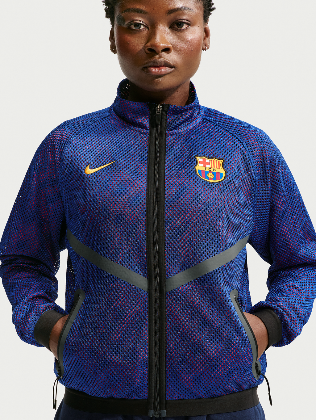 Women's anthem jacket home FC Barcelona 26/27