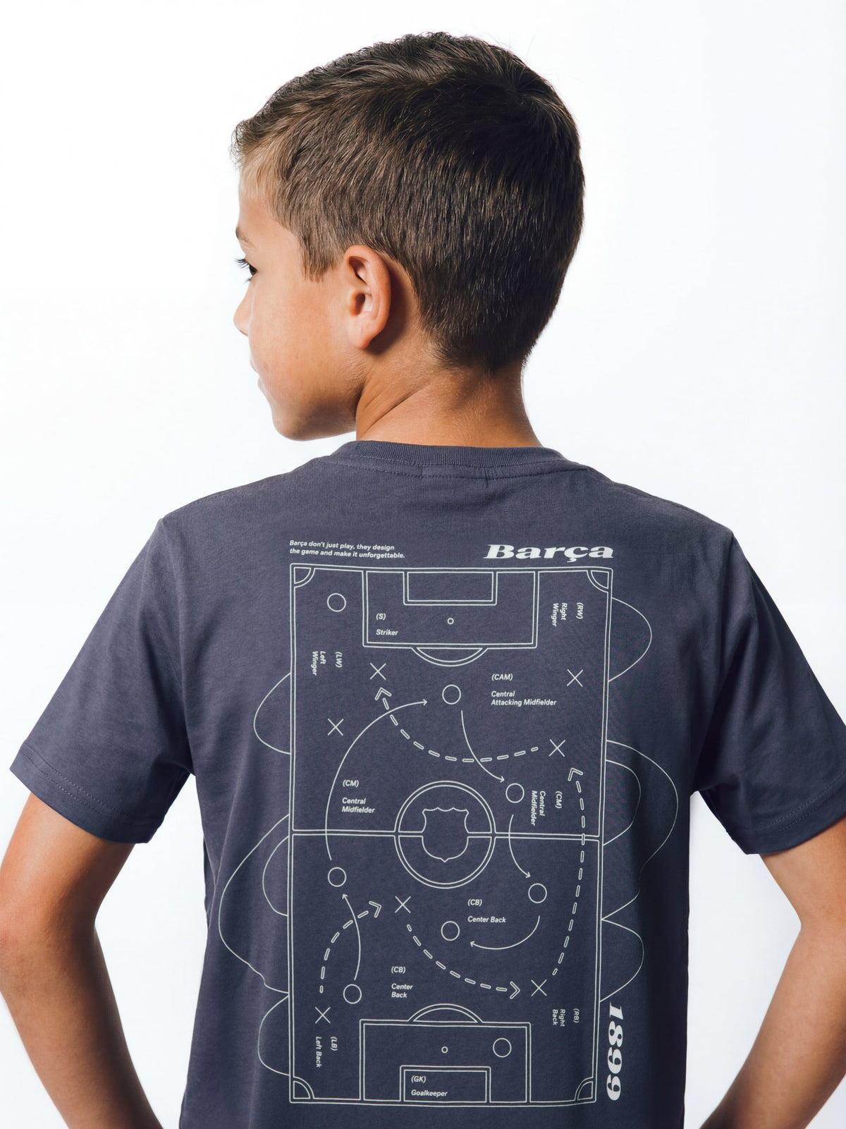 Tee Wall Blue Tactic Barça