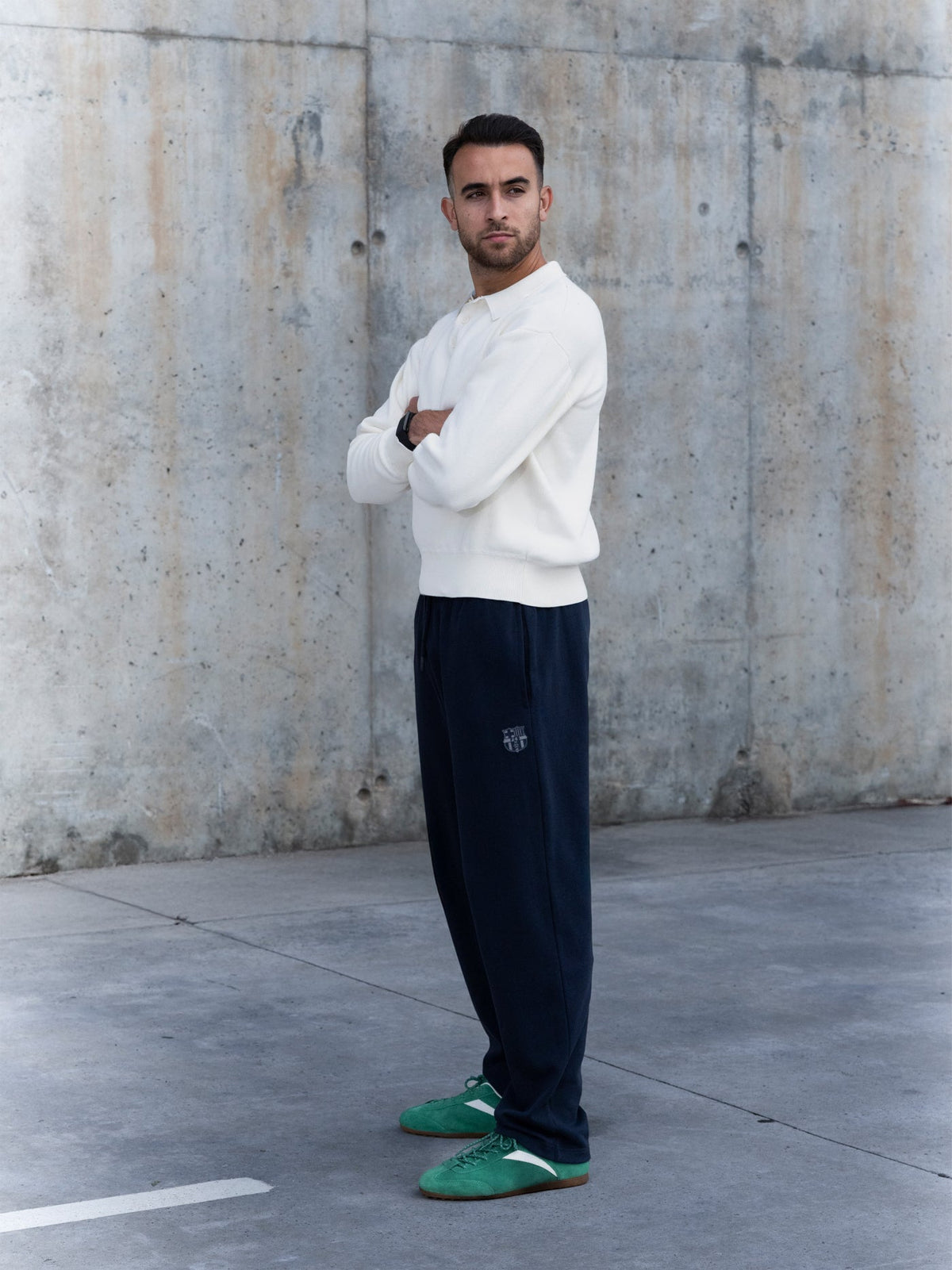 Pants Navy Barça Organic Goals