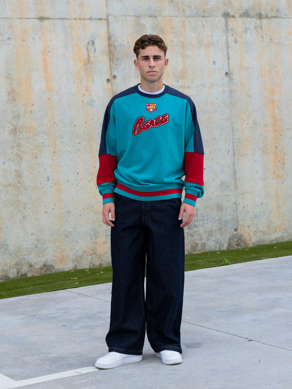 Crew Retro 1899 Turquoise Barça