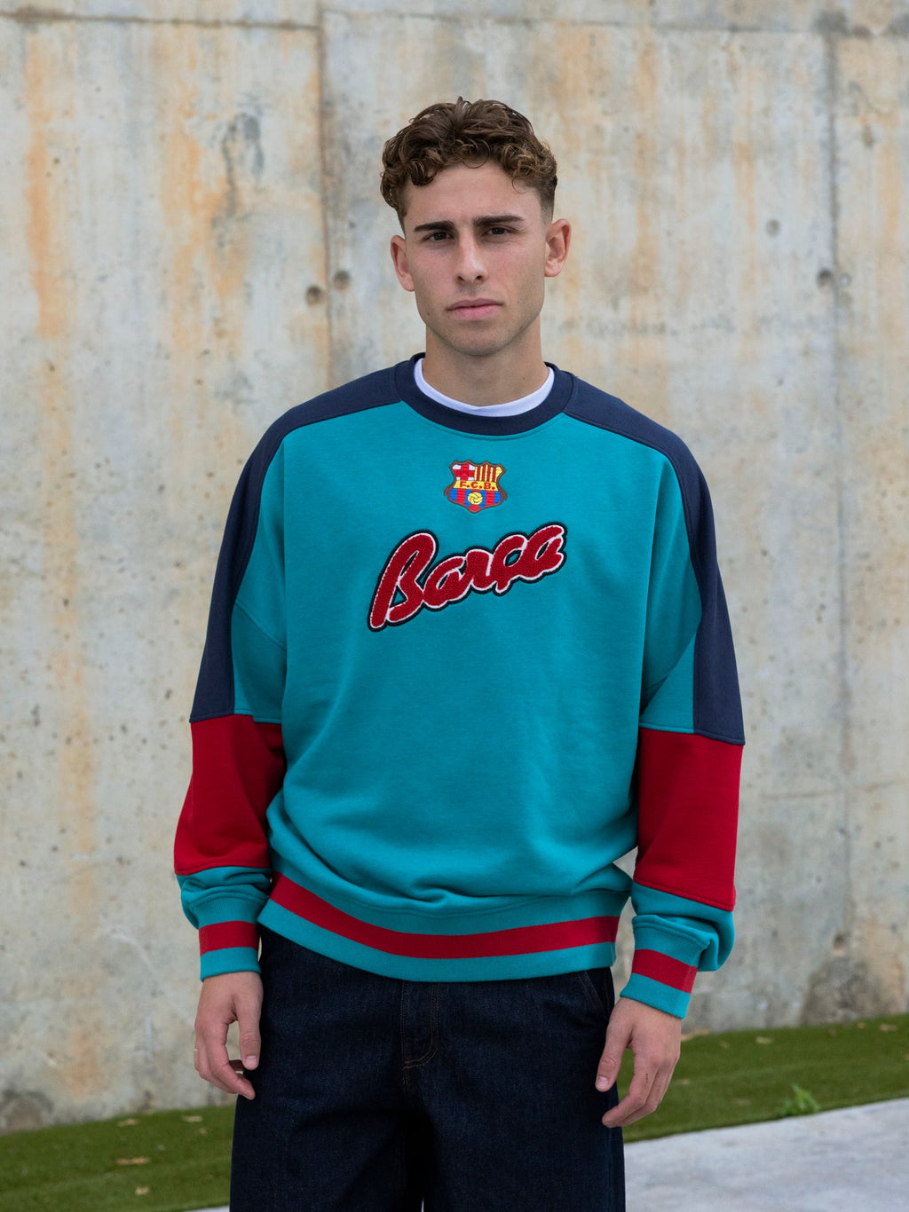 Crew Retro 1899 Turquoise Barça