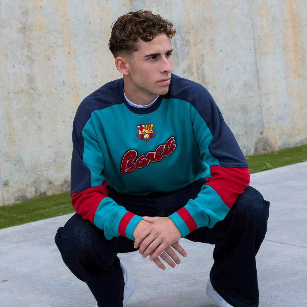 Crew Retro 1899 Turquoise Barça