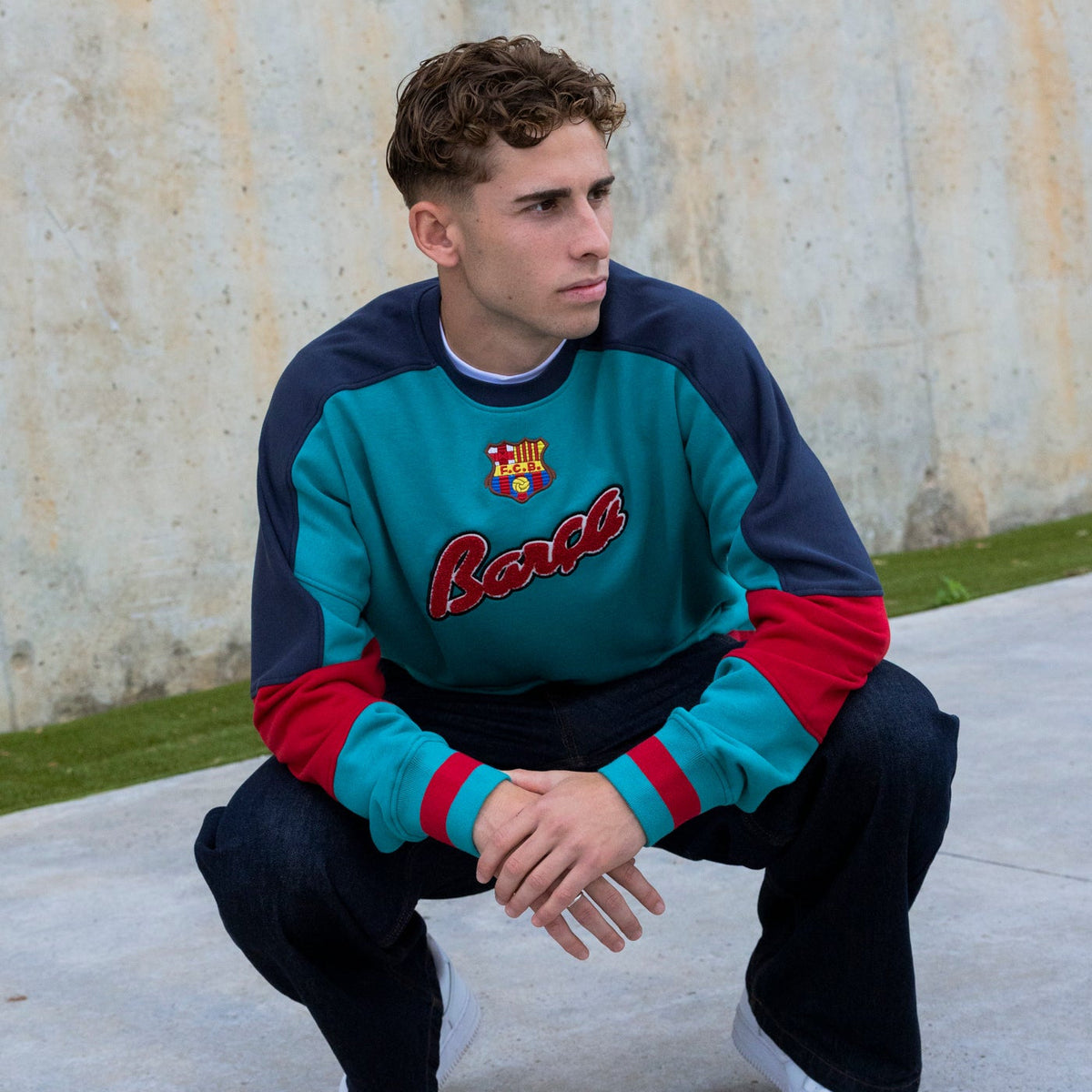 Crew Retro 1899 Turquoise Barça