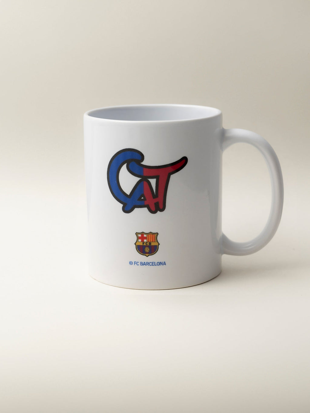 Mug CAT White FC Barcelona