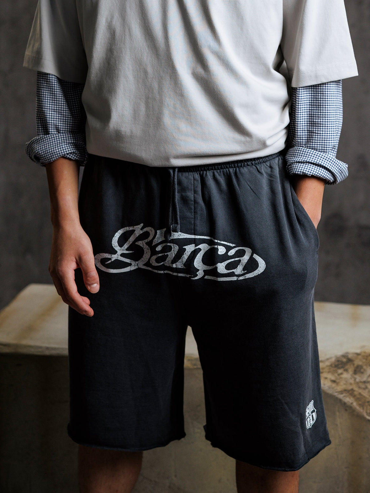 Shorts Grey Aftermatch Barça