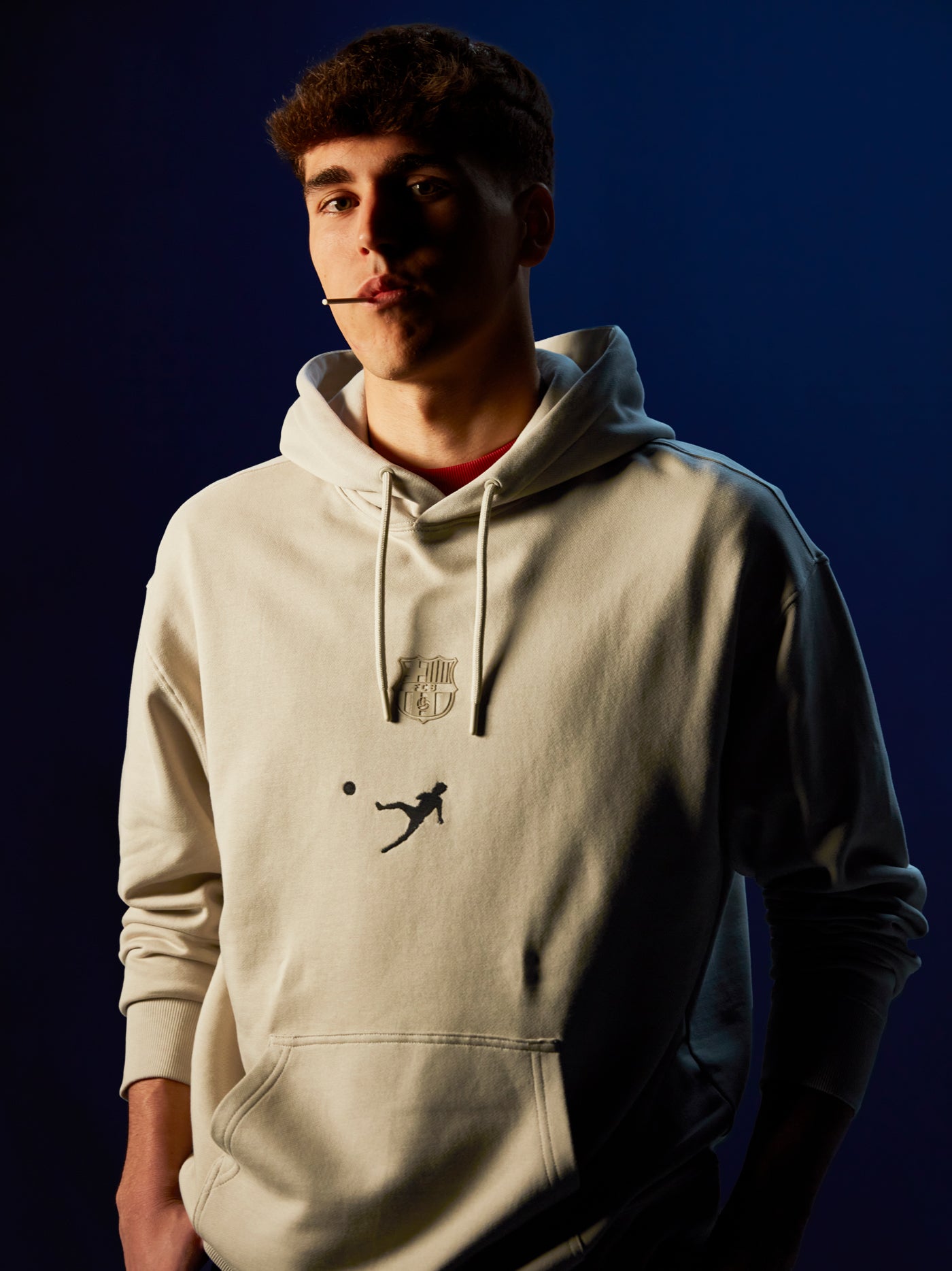 Hoodie 9 Beige Cruyff Barça