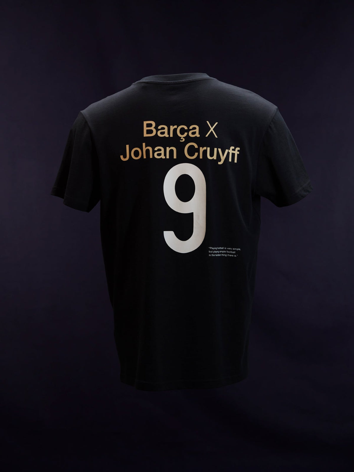 T-shirt 9 Black Cruyff Barça