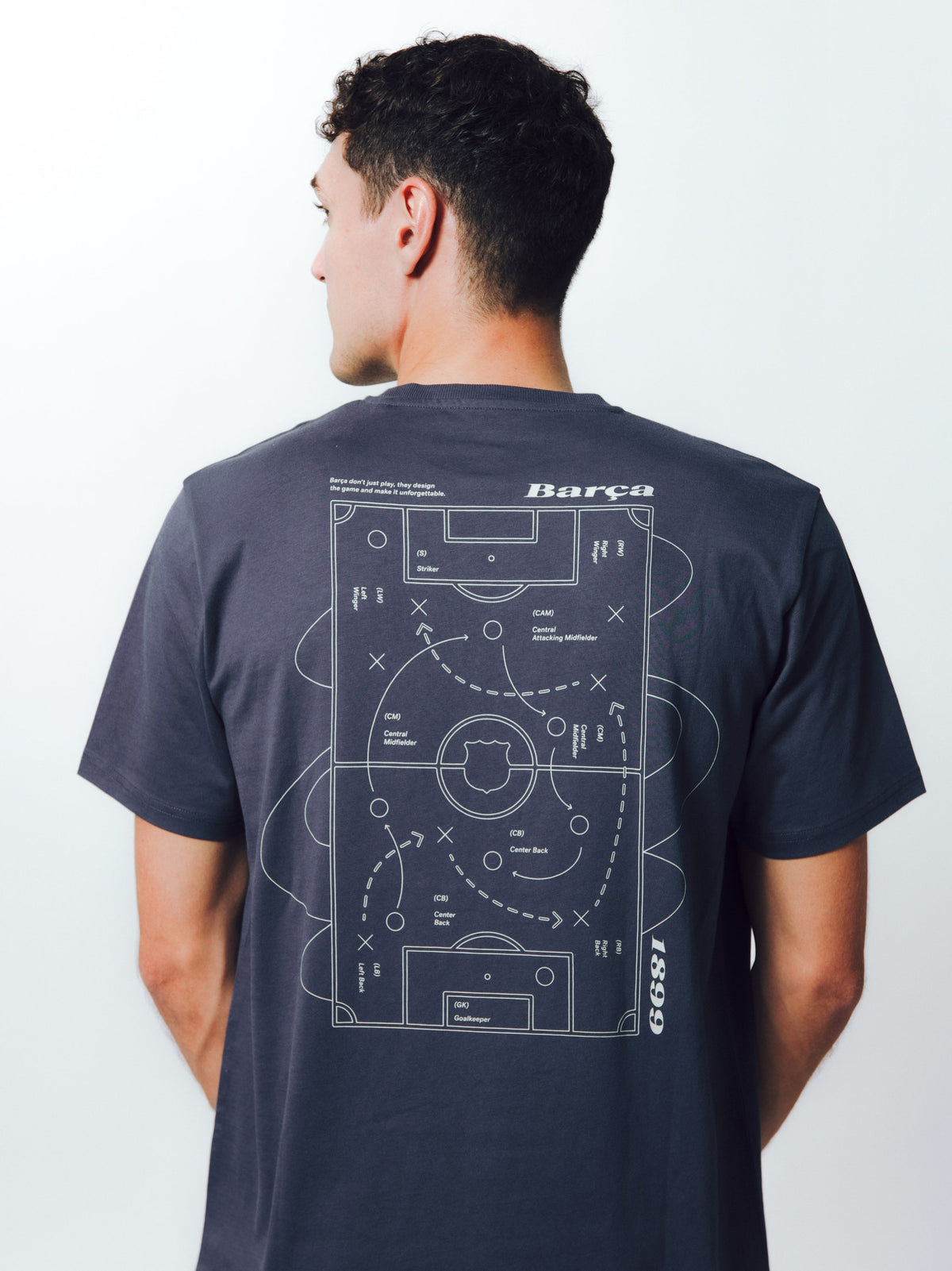 Tee Wall Blue Tactic Barça