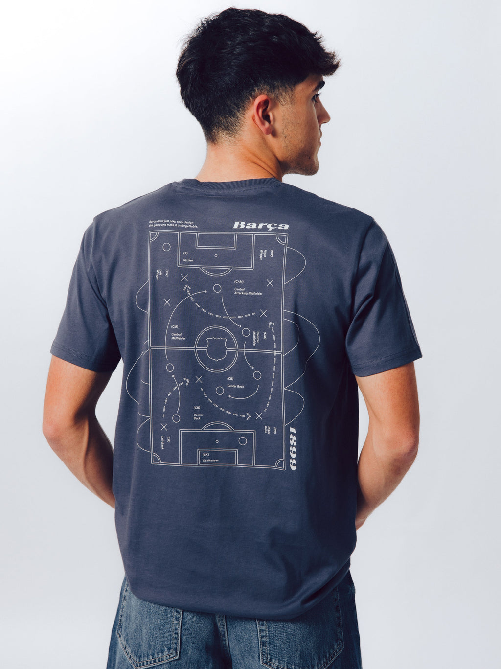 Tee Wall Blue Tactic Barça