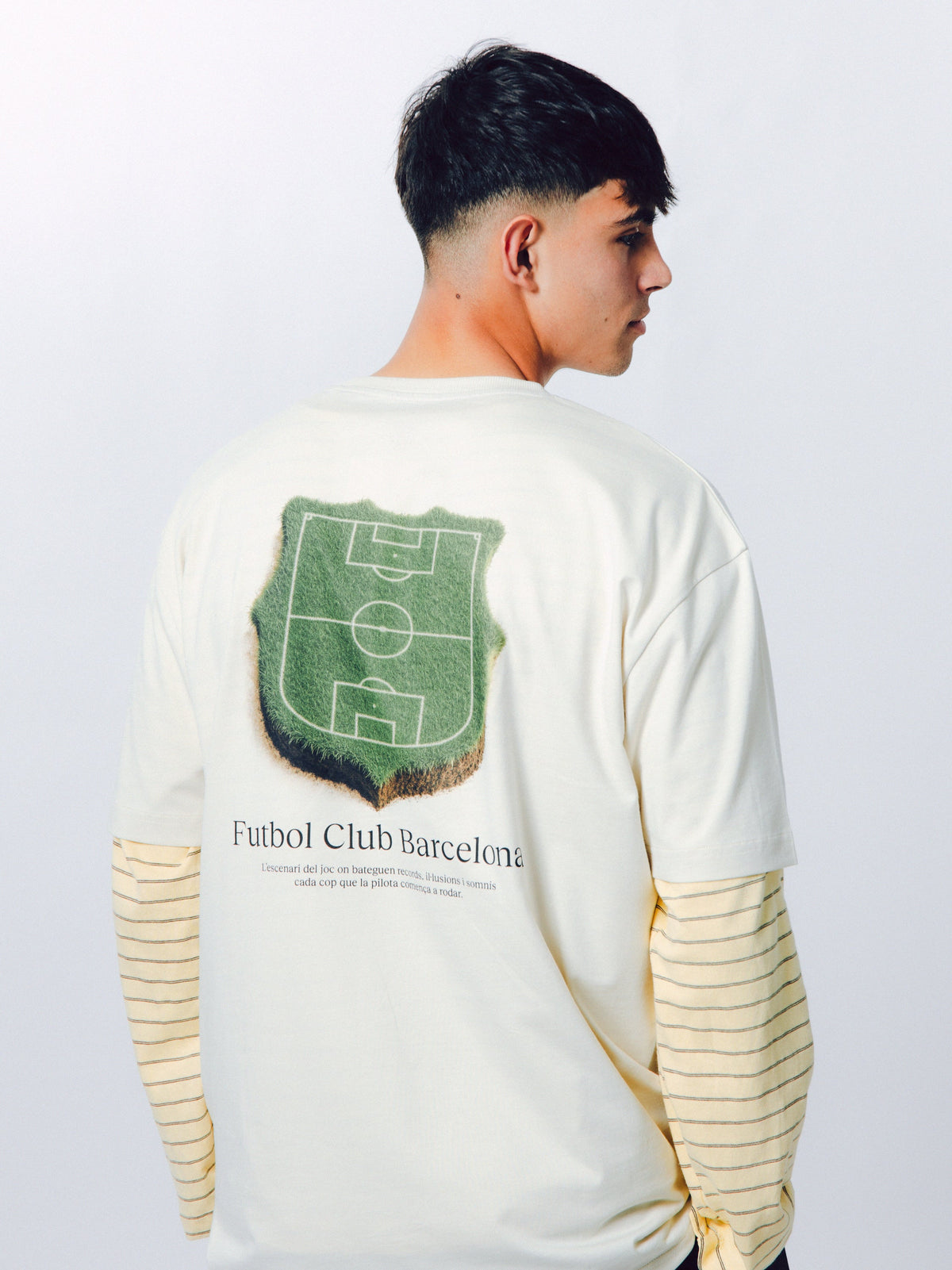 Tee Wall Ecru Grass Barça