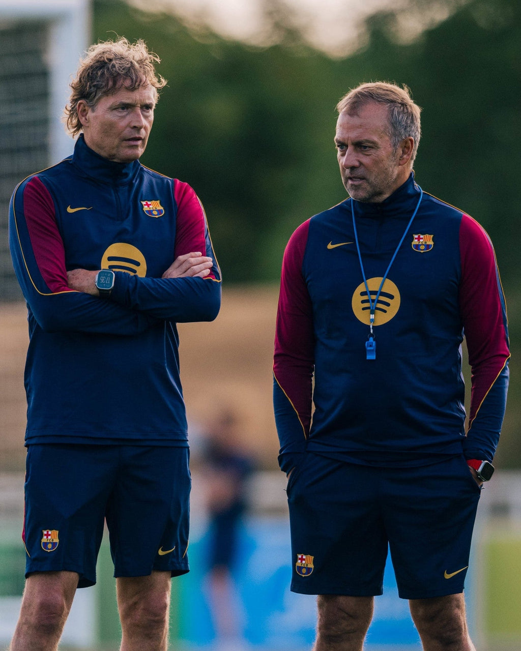 Men's coach training sweatshirt FC Barcelona 26/27