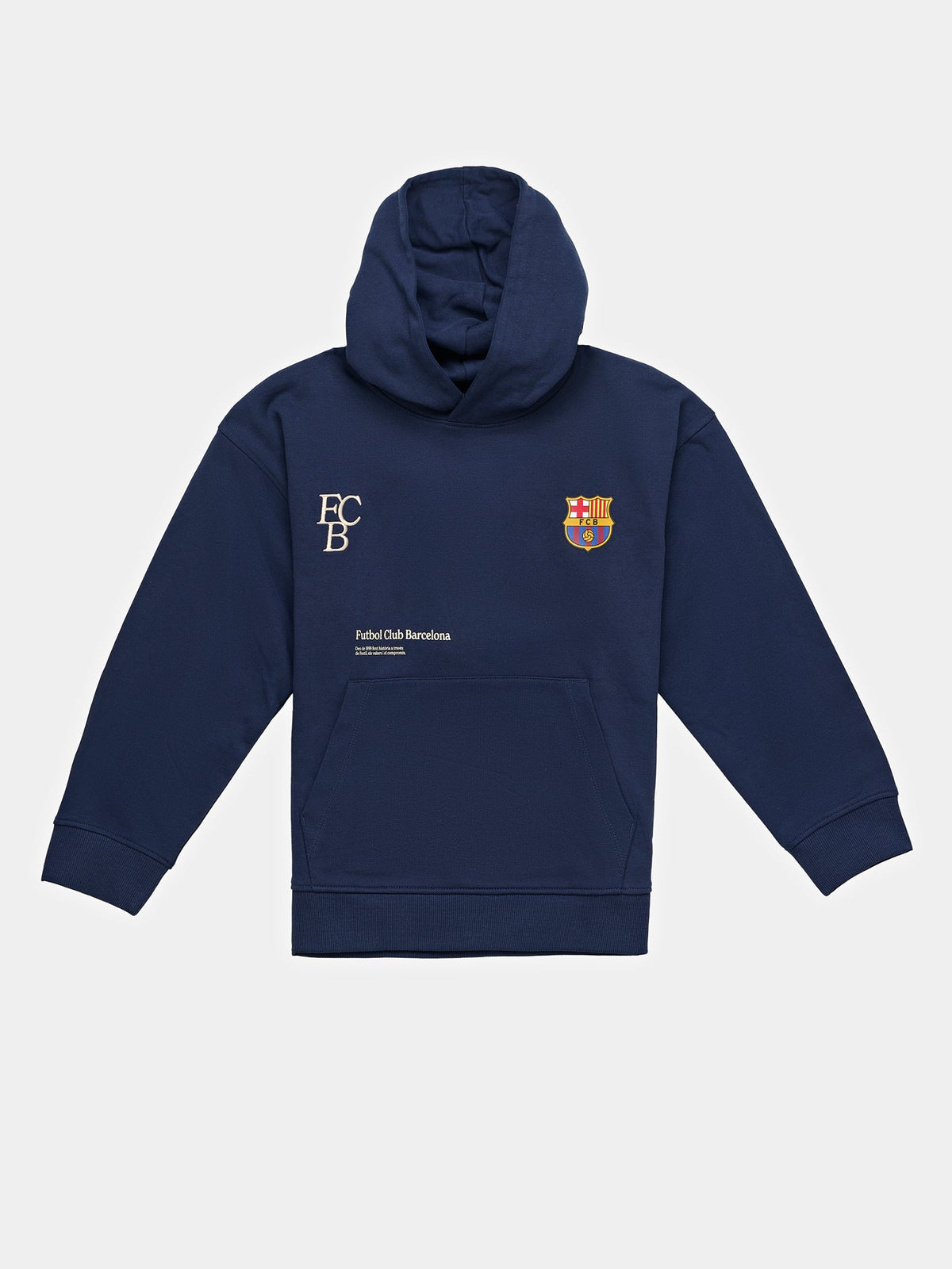 Hoodie Junior Navy Core Barça