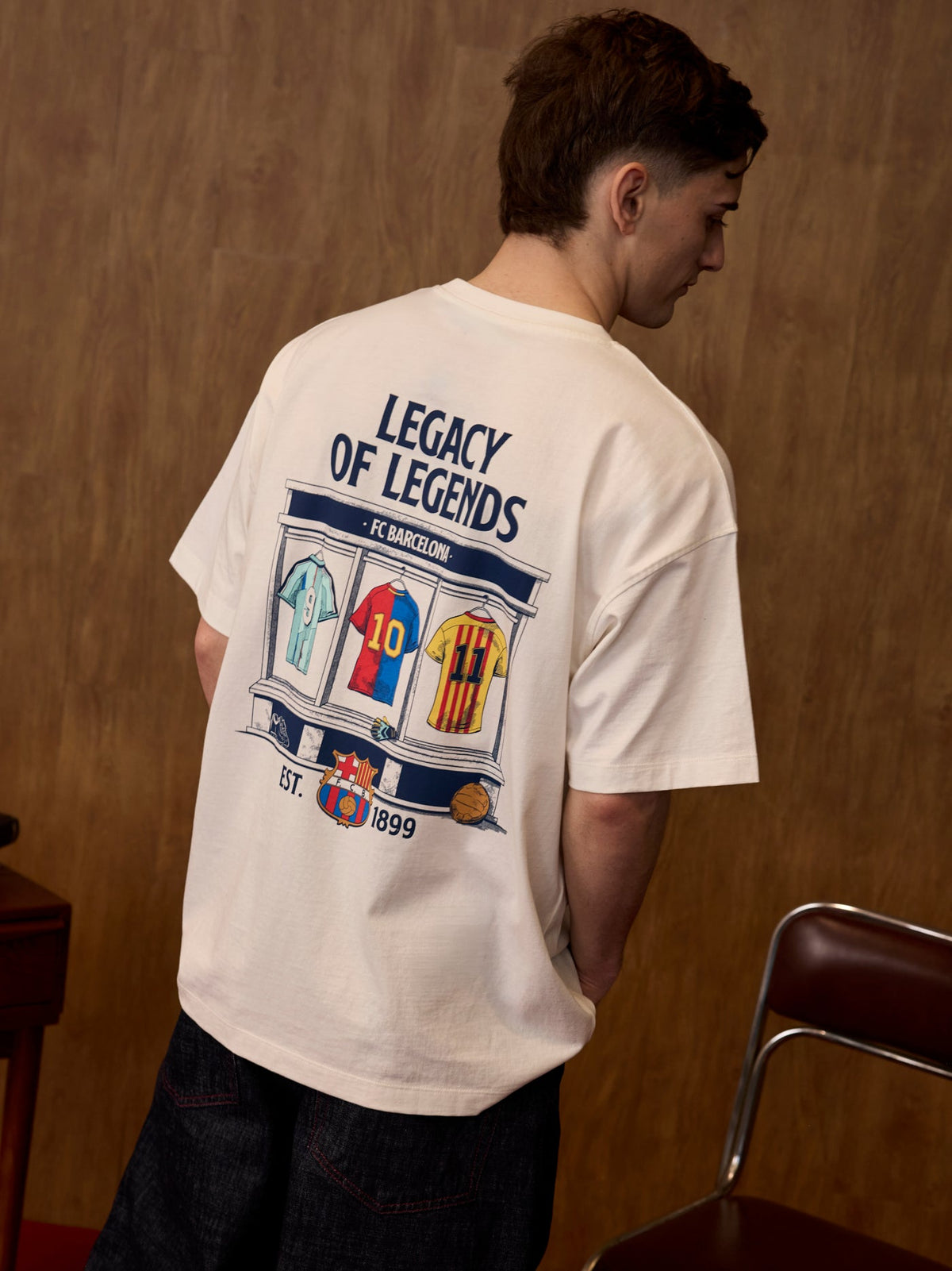 Tee White 1899 Legends Barça