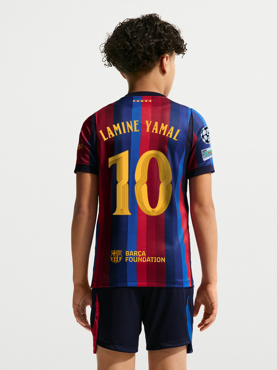 LAMINE YAMAL | UCL Junior's home jersey 26/27 FC Barcelona - Player Edition
