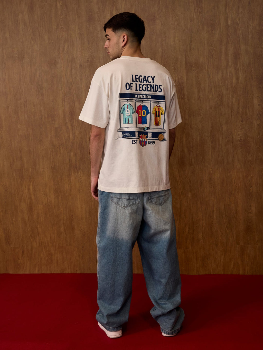 Tee White 1899 Legends Barça