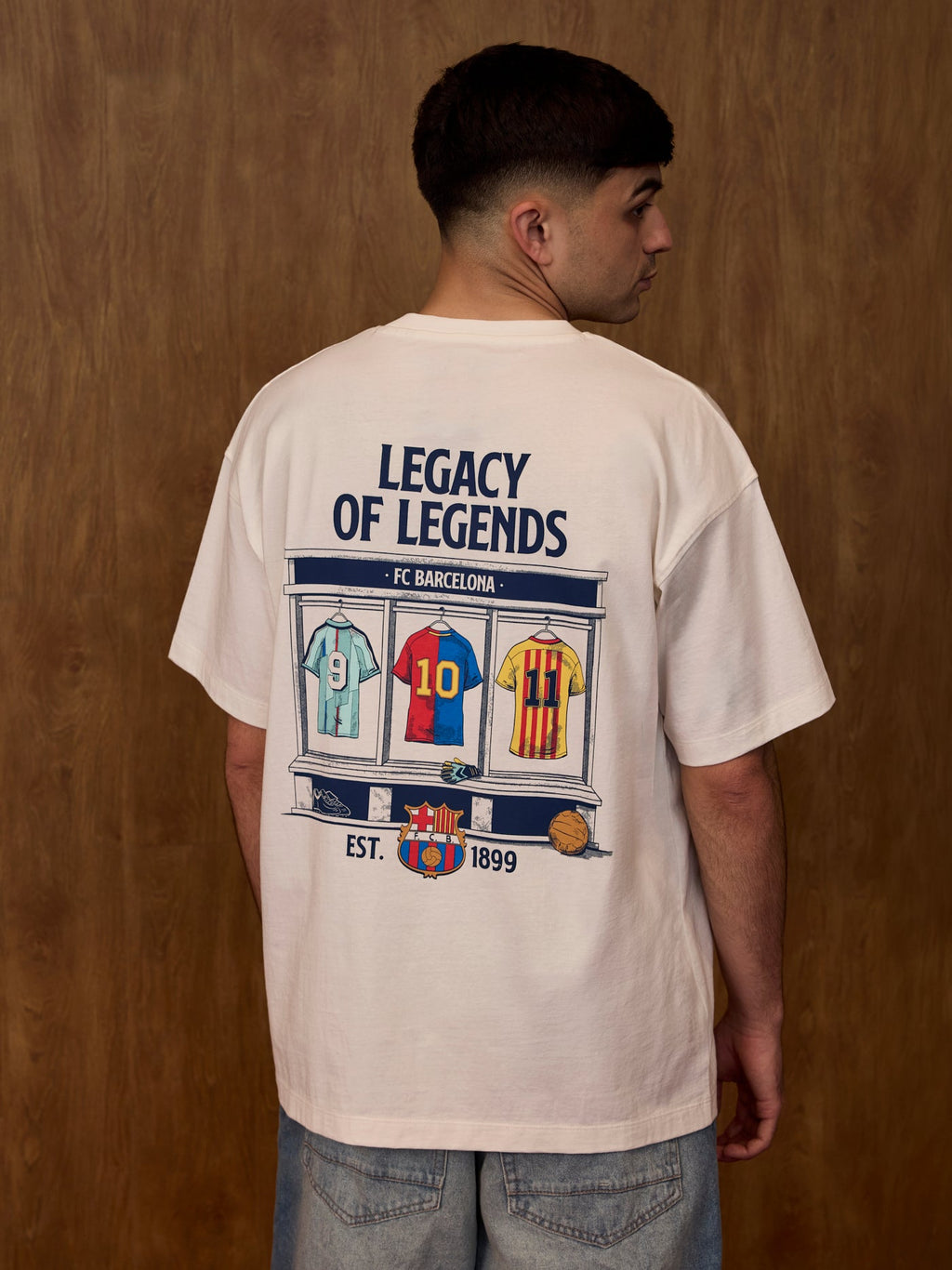 Tee White 1899 Legends Barça