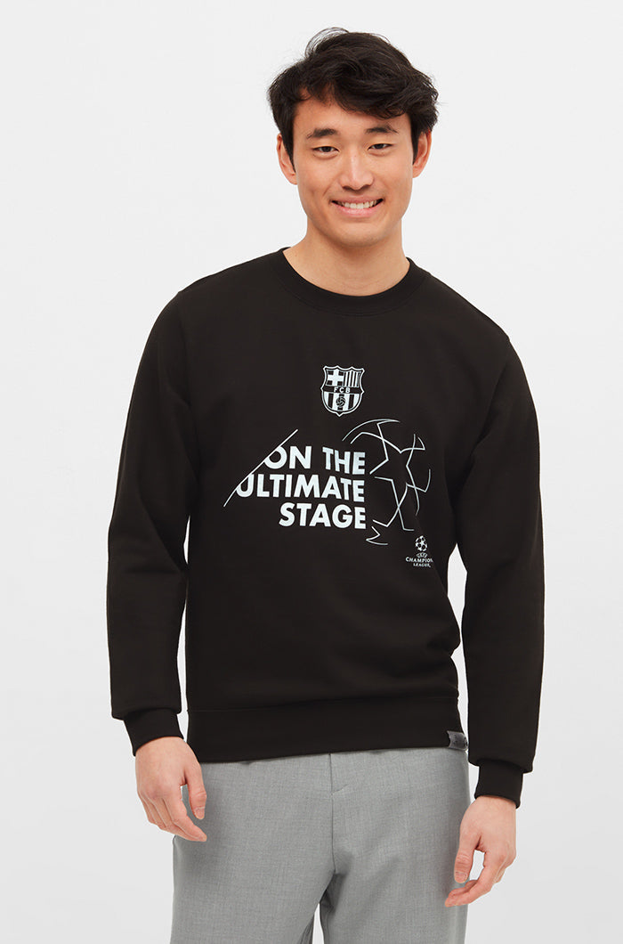 FC Barcelona Champions League black sweatshirt